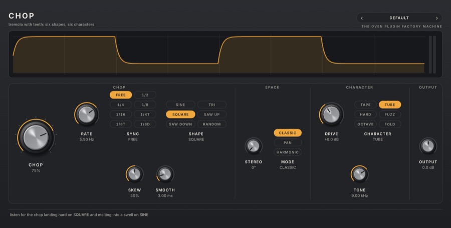 CHOP plugin face