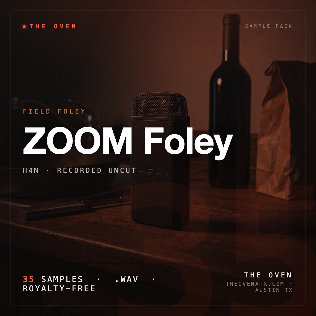 ZOOM Foley sample pack cover