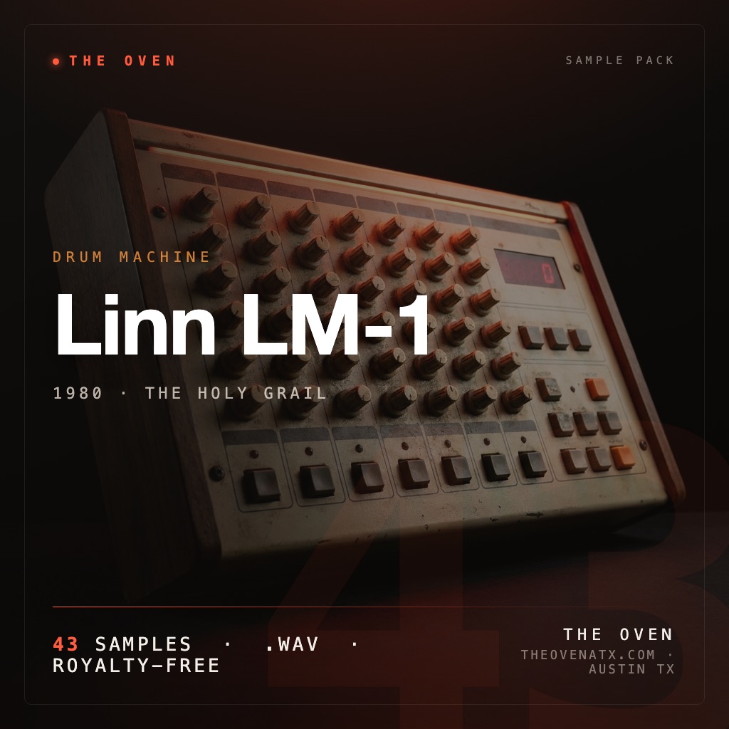 Linn LM-1 sample pack cover