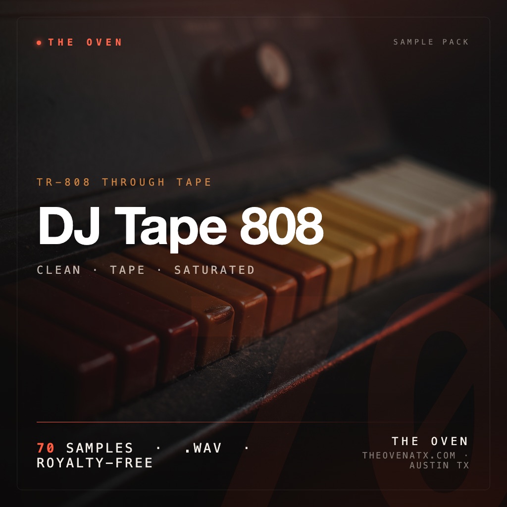 DJ Tape 808 sample pack cover