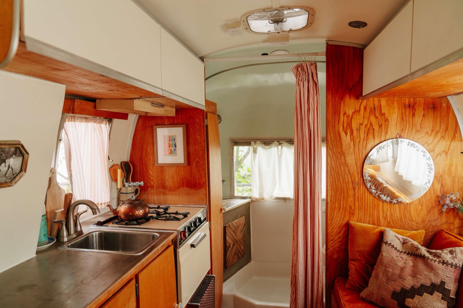 Vintage Airstream galley interior reference